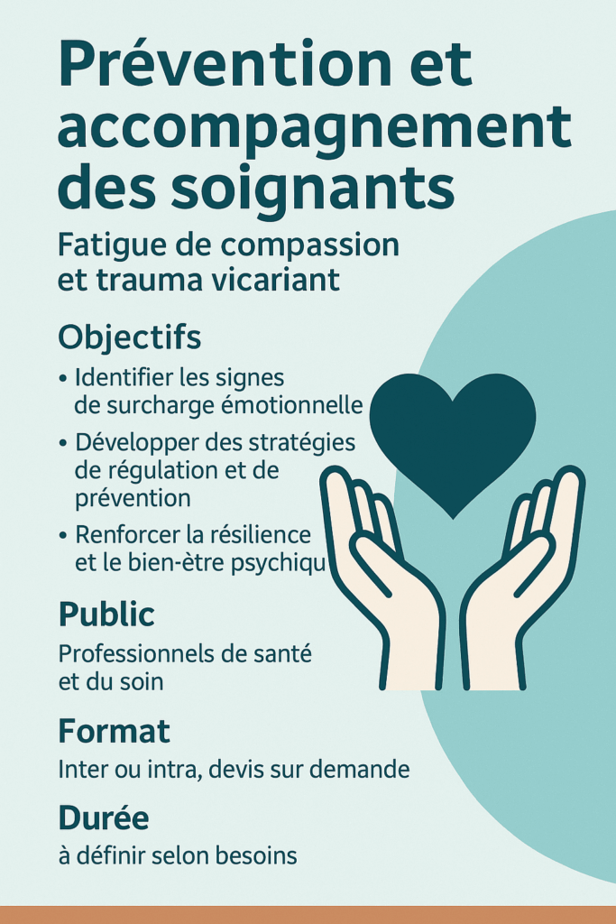 Formation Prévention  et accompagnement des soignants 